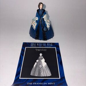 Franklin Mint Gone with the Wind Mrs. O'Hara Figurine 1990 Barbara O’Neill 3.5”